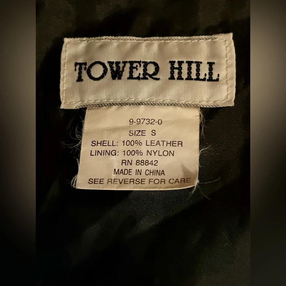 Tower Hill women’s Leather Vest Size small excellent condition - Picture 5 of 5
